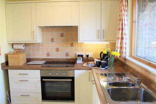 Begrum cottage kitchen at Burnbrae Holidays