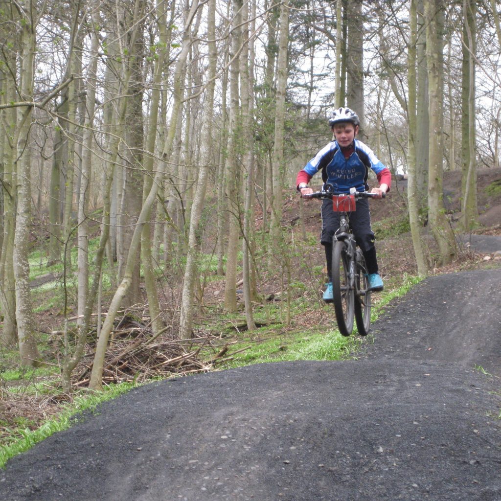 Mountain Cycling at Angraflats near Burnbrae Holidays in the Scottish Borders.