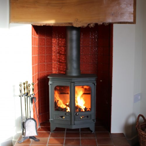 Each cottage at Burnbrae Holidays in the Scottish Borders has a wood burning stove.
