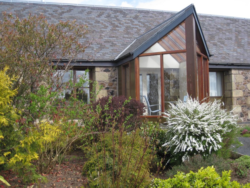 Burnbrae Holiday cottage conservatory