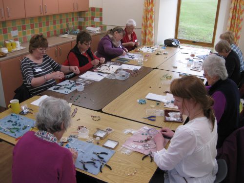 people doing craft in studio