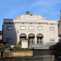 The outside of the Contented restaurant in Kelso