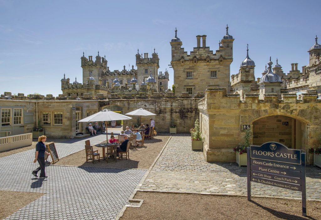 Floors Castle Terrace Cafe near Kelso.